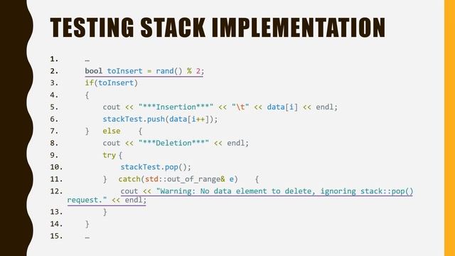 Data Structures Module3 Queue and Stack Part 3 (Stack implementation) смотреть онлайн
