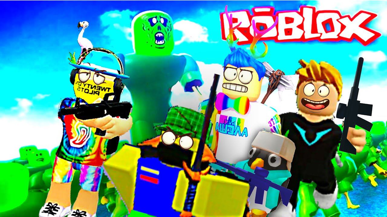 Играю в Zombie rush roblox с Артёмом и Максимом смотреть онлайн