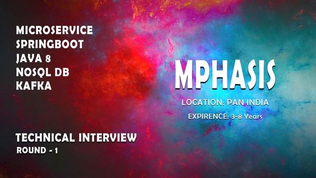 MPHASIS | Java microservice spring boot real time interview | Teams interview смотреть онлайн