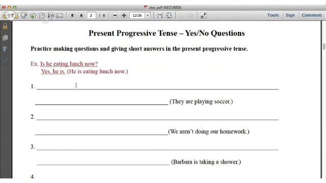 Beginner Grammar - present simple & present continuous смотреть онлайн