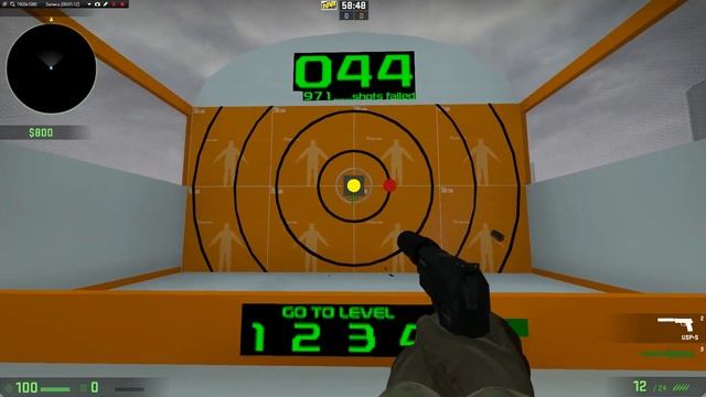 CS:GO Моя тренировка на aim смотреть онлайн