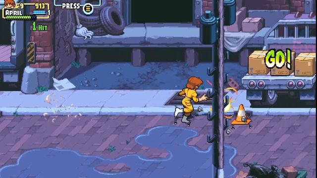 #22 Teenage Mutant Ninja Turtles:Shredder's Revenge FULL GAME прохождение эйприл,аркада,без смертей смотреть онлайн
