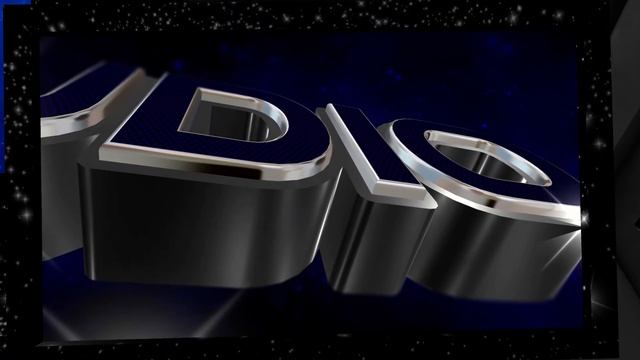 Заставка для начала фильма с борта звездолёта с 3D титрами: STUDIO PRESENTS. На пути к звёздам смотреть онлайн