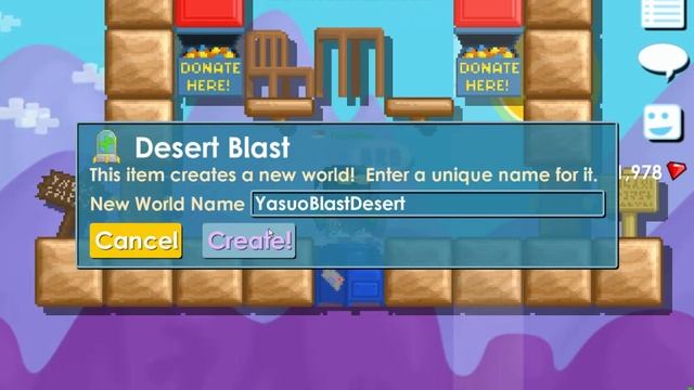 Growtopia Using a Desert Blast!!! смотреть онлайн