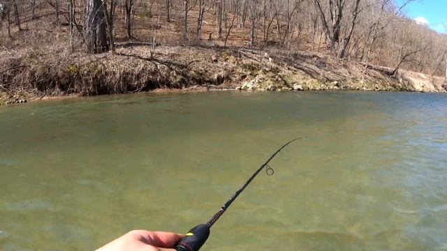 LATE Spring Trout Fishing, Rush River, WI смотреть онлайн