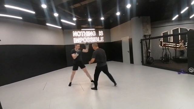 Спочан + нож + ударка, фрагмент тренировки, Потапов Денис, бойцовский кооператив смотреть онлайн