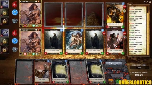 BloodRealm Battlegrounds - Brienne vs Brienne #2 Casual Gameplay смотреть онлайн