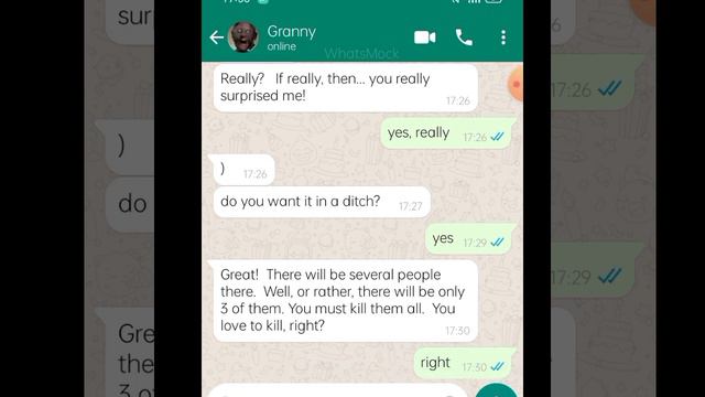 переписка с Granny.... #3 (ссылка на 1 и 2 часть в опис.) смотреть онлайн