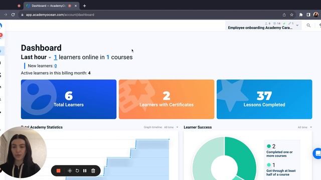 AcademyOcean LMS: Разница между страницей входа для Админа и Ученика смотреть онлайн
