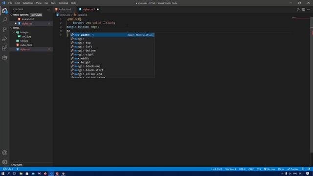 Как сделать отступ в css. Свойство padding, margin. Урок 8 смотреть онлайн