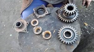 раздатка ГАЗ-66 на самодельный трактор 4Х4 часть 1.