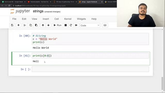 Accessing Substrings from a String | Indexing and Slicing in Python Strings | Part 2 смотреть онлайн