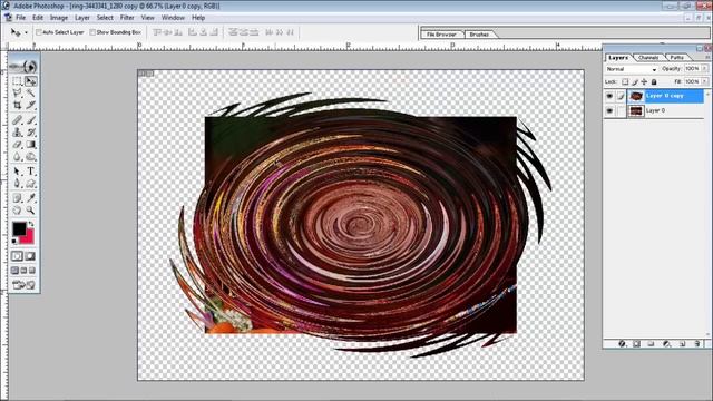 Photoshop Tutorial – ZigZag filter Photoshop смотреть онлайн