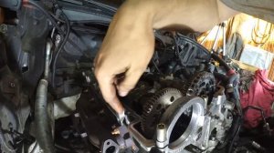 Замена цепей ГРМ на BMW X3 E83 M47/T2  Сборка