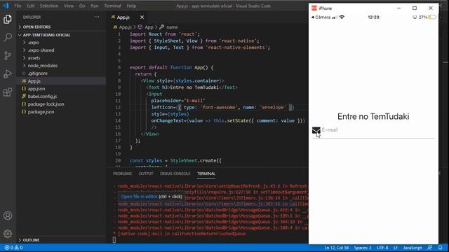 Aula 08 - Tela de login com Expo e React Native смотреть онлайн