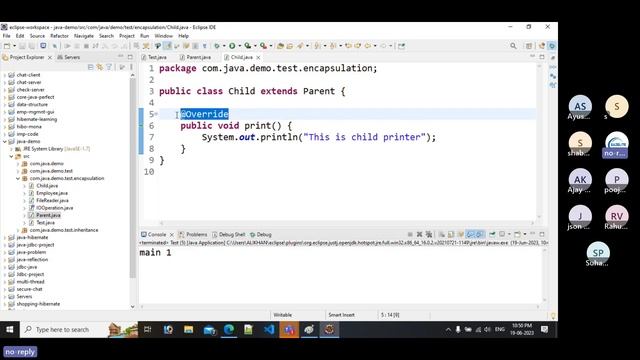 Java Industrial Training | OOPs | Encapsulation | Polymorphism | Heap and Stack memory смотреть онлайн
