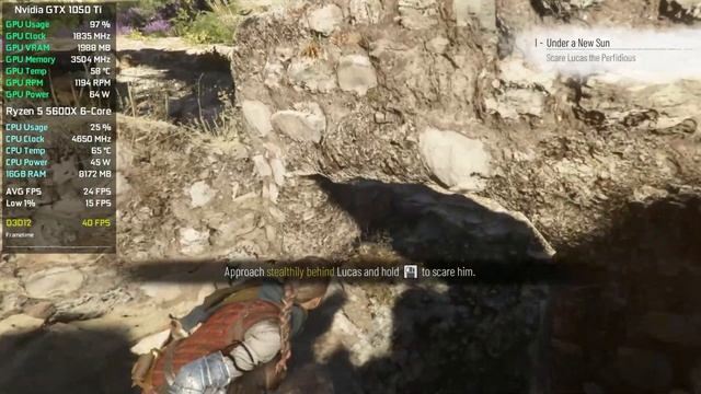 A Plague Tale: Requiem - GTX 1050 Ti - FPS Test смотреть онлайн