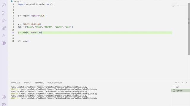Create Pie Chart with Python and Matplotlib ( in Urdu ) смотреть онлайн