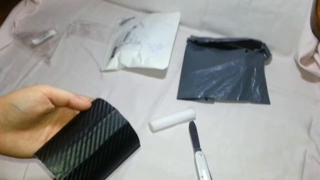 Посылки из Китая: крепление-штатив и плёнка под карбон! смотреть онлайн