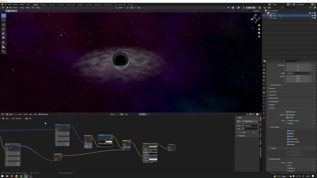 Blender - How to make a blackhole scene - Cycles смотреть онлайн