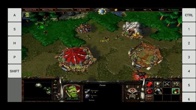 Warcraft 3 on exagear - windows emulator (Android) смотреть онлайн