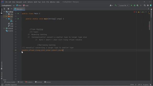 Type Casting In Java Programing смотреть онлайн
