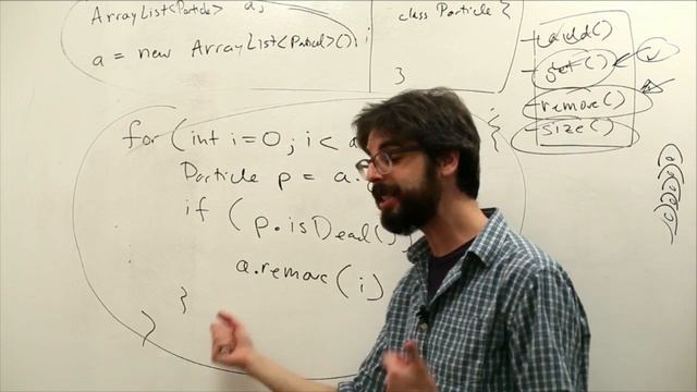 4.3: Deleting objects from ArrayList - The Nature of Code смотреть онлайн