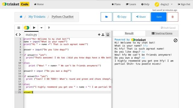 Python Chat Bot 2 смотреть онлайн