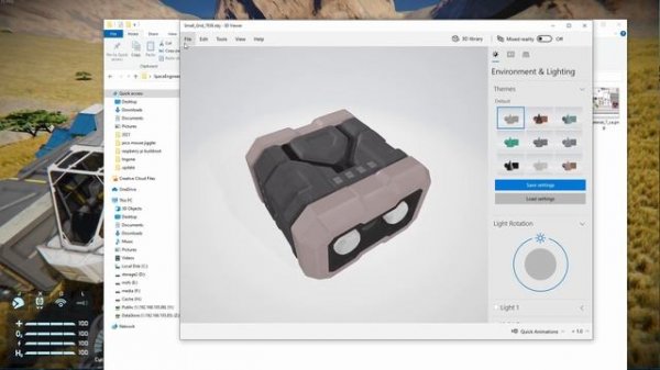 Space Engineers - Exporting 3D models as OBJ and 3D Print