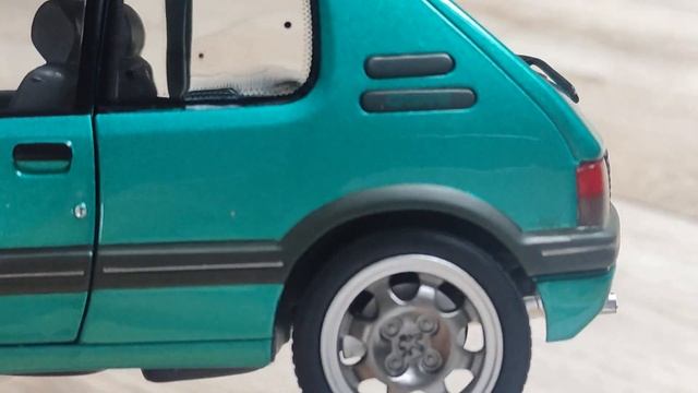 PEUGEOT 205 GTI Griffe 1:18 scale metal model NOREV UNBOXING смотреть онлайн