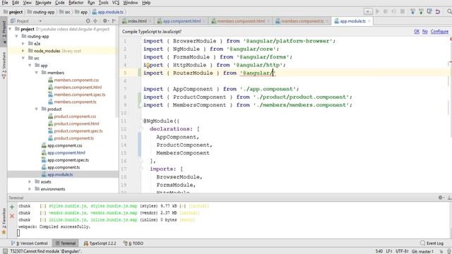 Angular 4 Tutorial - Routing #4 смотреть онлайн