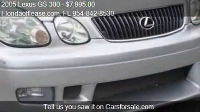 2005 Lexus GS 300 GS 300 4dr Sedan for sale in hallandale, F смотреть онлайн