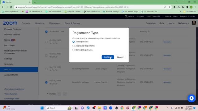 Downloading your Registrants from a Zoom event смотреть онлайн