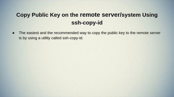 How to generate and enable SSH key on Linux Server/System?