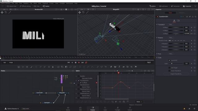 DaVinci Resolve & Fusion | Create amazing text behind glass effect ( Rival After Effects ) смотреть онлайн