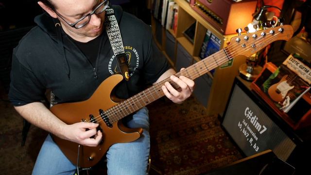 Diminished Seven Arpeggio Heaven - Symmetrical Arpeggios | Guitar Practice Etude смотреть онлайн