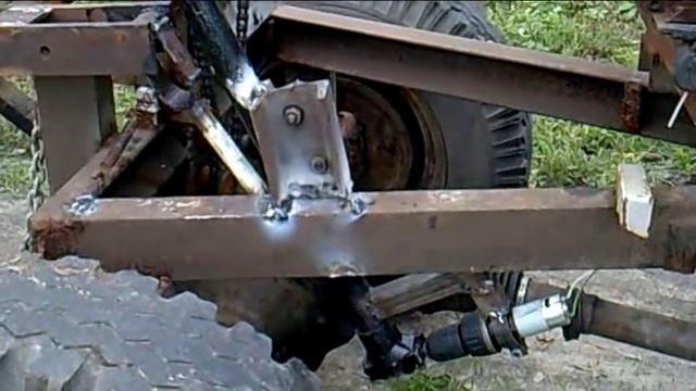 Самодельный трактор (продолжение) подъёмный механизм смотреть онлайн