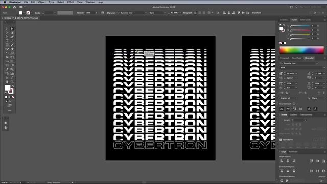 Retro Text Effects with Illustrator's Blend Tool (+ FREE Textures!) смотреть онлайн