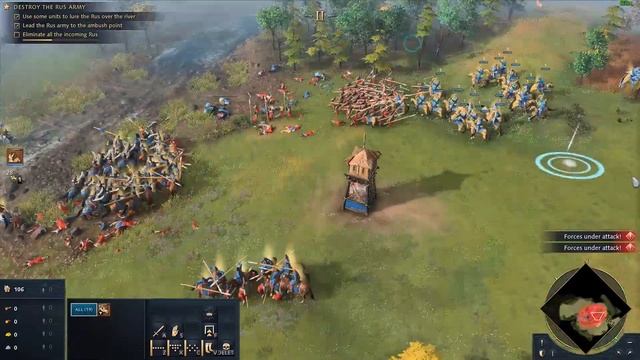 Age Of Empires 4 - The Mongol Empire - M1 The Battle Of Kalka River 1223