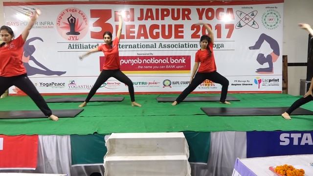 shiv tandav yogic dance at jaipur yoga league 2017 смотреть онлайн
