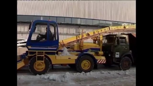 Снегопогрузчик СнП-17. ПАО НПО Плавский. смотреть онлайн