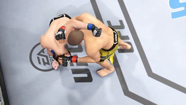 ХАМЗАТ ЧИМАЕВ VS БЕН АСКРЕН UFC 4 CPU VS CPU смотреть онлайн