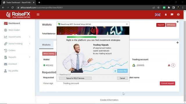 How to Connect your account to MetaTrader 5 with RaiseFX. смотреть онлайн