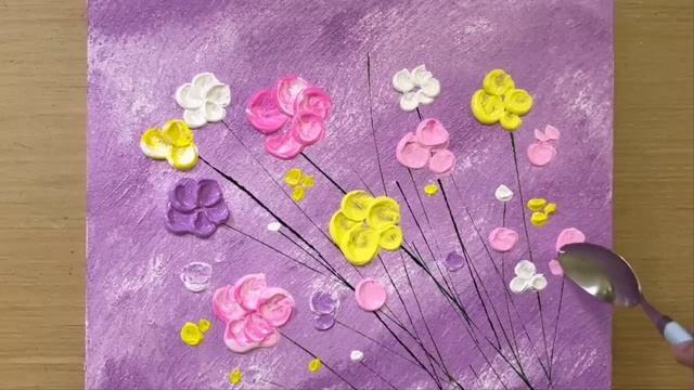 Рисуем красивые цветы.