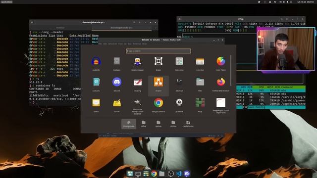 Desktop Tour PC Linux Harian Gue Yang Baru Di Setup 3 Hari смотреть онлайн