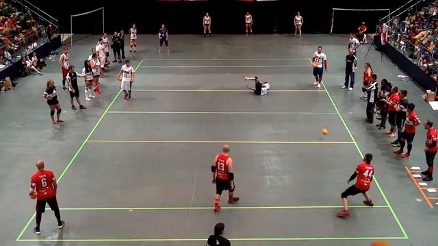 Вышибалы(dodgeball) Men Gold Canada Vs USA 2nd Half 2014