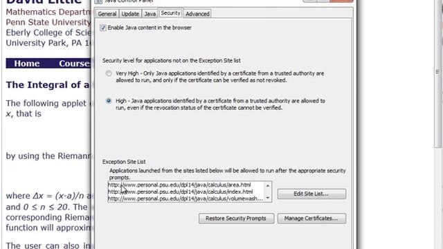 Java Security Issue - Using applets смотреть онлайн