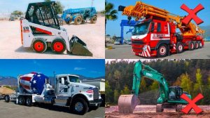 Строительная техника. Изучаем строительные машины. Строительный транспорт для детей