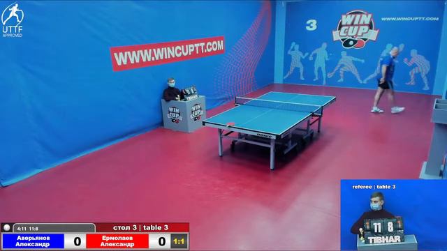 Аверьянов Александр 3-1 Ермолаев Александр Турнир Восток 5 WINCUP 22.12.21 ПрямаяТрансляция Зал3 смотреть онлайн