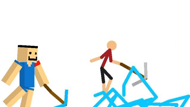 Mine craft but with a stick node! смотреть онлайн